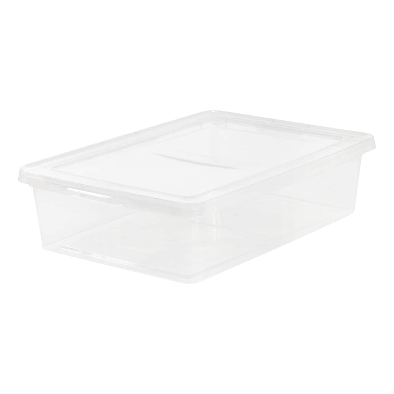 Iris&#xAE; Clear 28 Qt Storage Box, 10 Pack